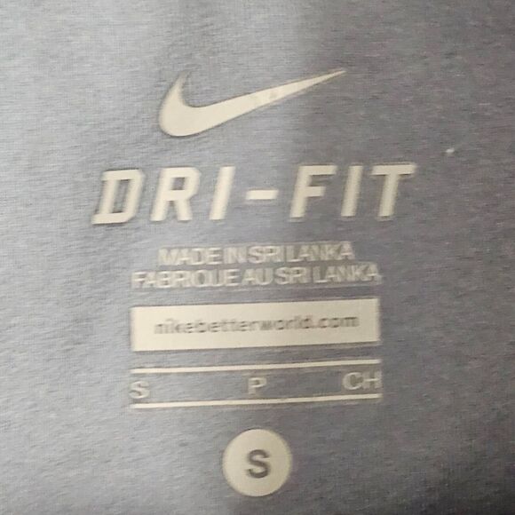 Nike‎ Legendary Womens Leggings Gray Black Pants Chevron Striped Mid Rise Size S - Picture 6 of 12